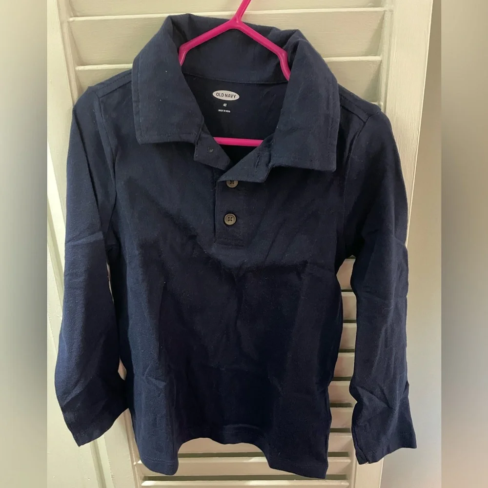NWT old navy long sleeve collared shirt